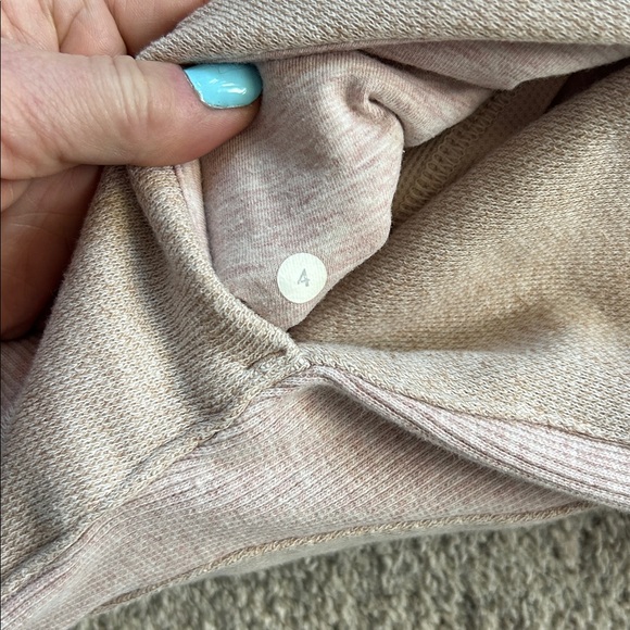 Lululemon Oatmeal color Hooded Zip-Up Hoodie/Jacket - Picture 6 of 9